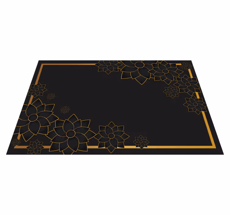 Individuais de mesa Estilo elegante com plantas - TenStickers