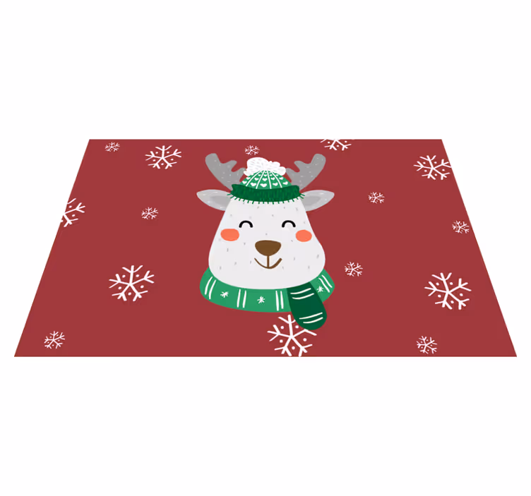individuais de mesa de cervo de natal para crianças - TenStickers