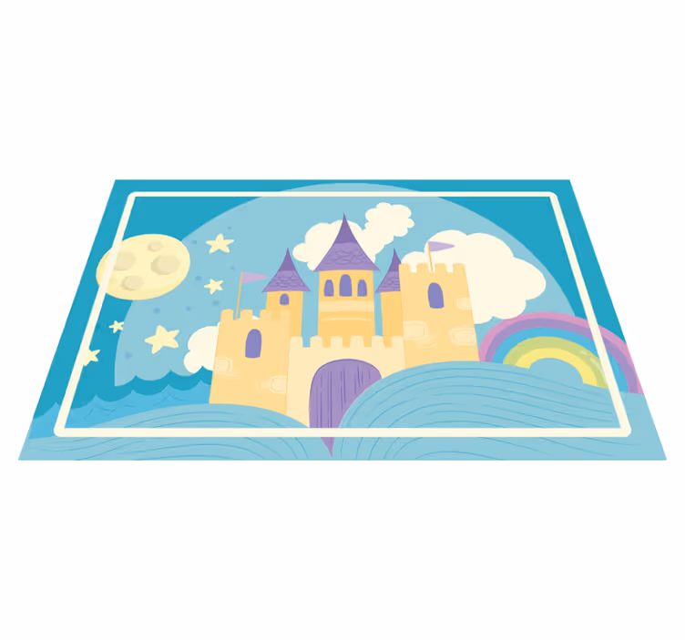 Palácio da princesa para crianças individuais de mesa - TenStickers