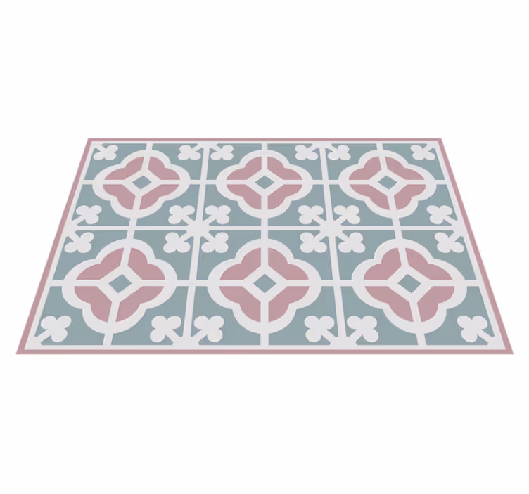 Individuais de mesa Telhas de cimento pastel - TenStickers