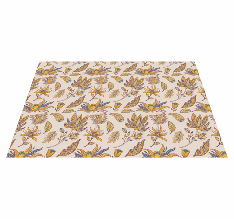 Individuais de mesa originais padrão de folhas botânicas - TenStickers