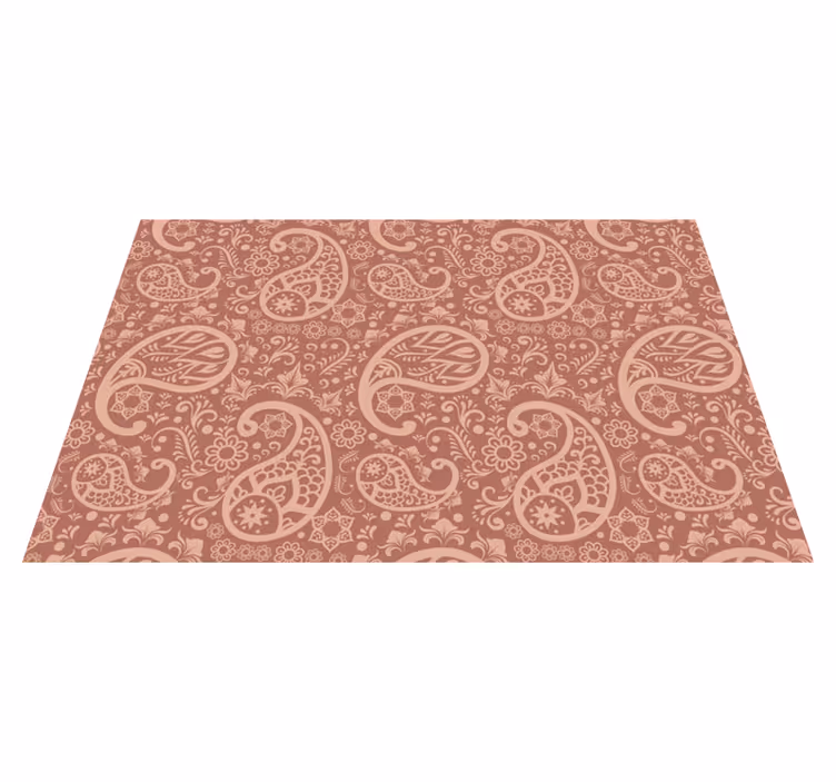 Individuais de mesa de texturas elemento floral elegante - TenStickers