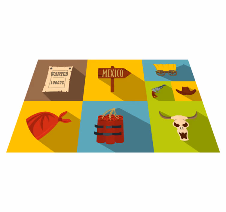 Individuais de mesa originais tema mexicano desejado - TenStickers