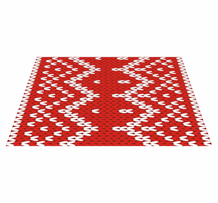 Individuais de mesa de Natal Padrão típico - TenStickers