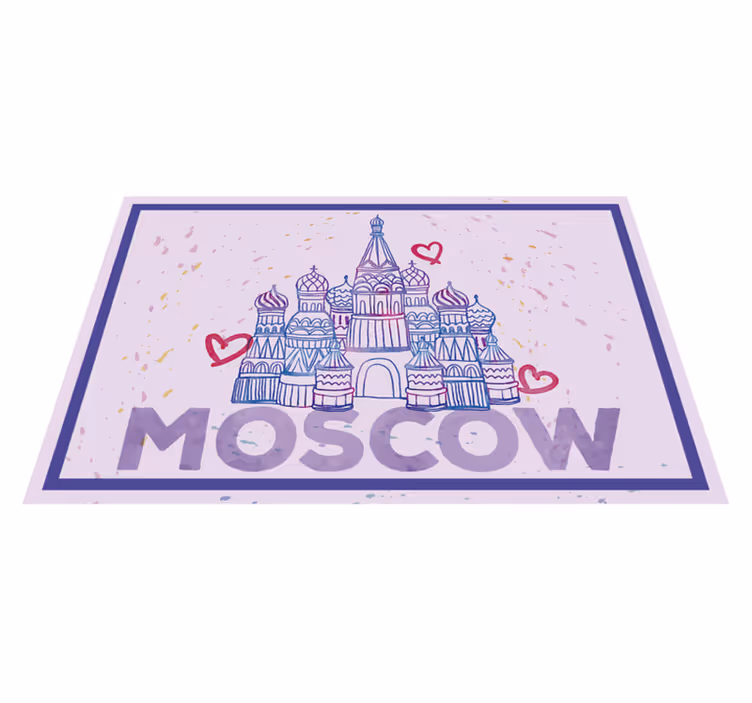Individuais de mesa originais ilustração de marco de moscovo - TenStickers