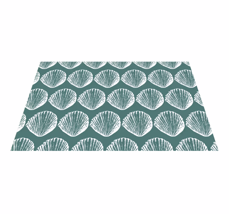 Individuais de mesa de texturas padrão concha - TenStickers