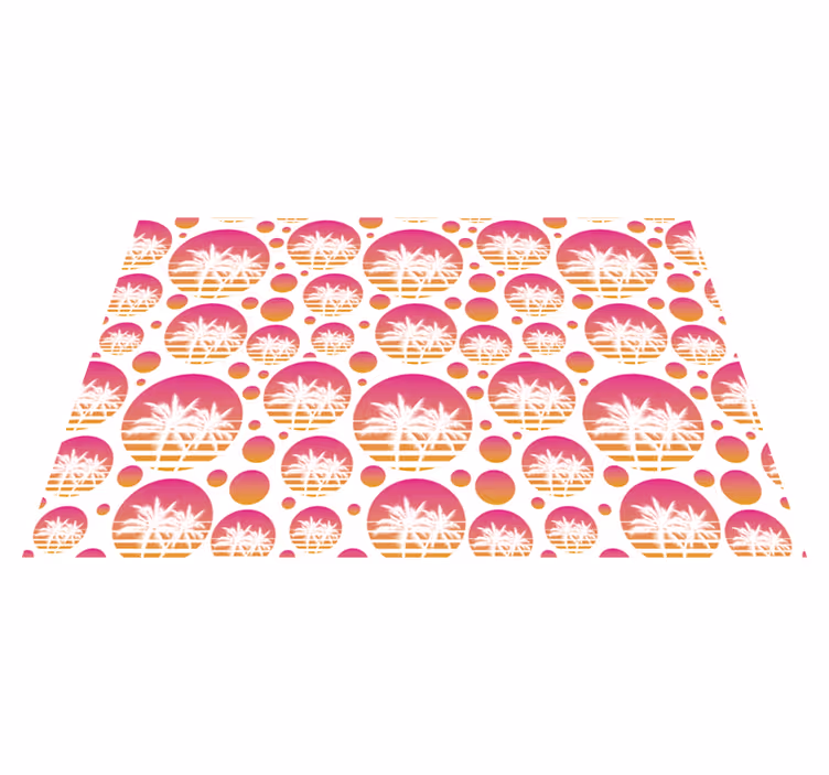 Individuais de mesa originais motivos de palmeira tropical - TenStickers