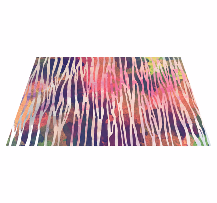 Individuais de mesa de texturas listras coloridas abstratas - TenStickers