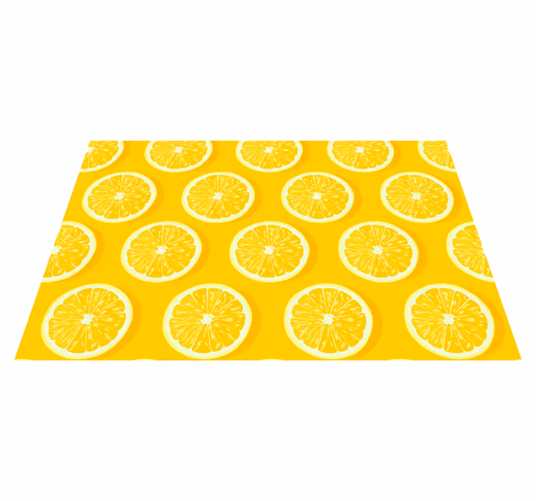 Individuais de mesa originais fatias de limão brilhantes - TenStickers
