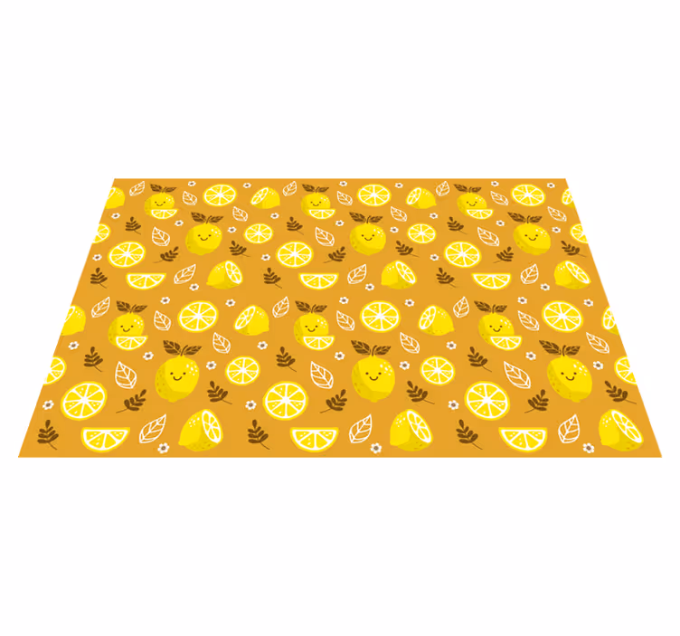 Individuais de mesa modernos com padrão de frutas - TenStickers