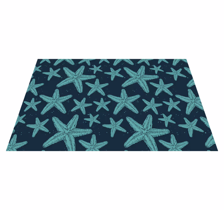 Individuais de mesa originais padrão estrela do mar - TenStickers