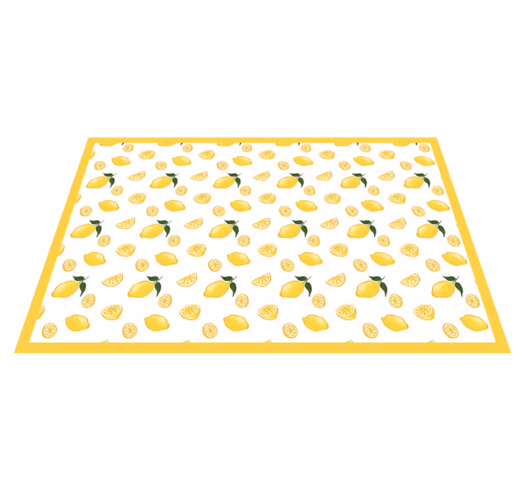 Individuais de mesa originais com superfície de limão - TenStickers