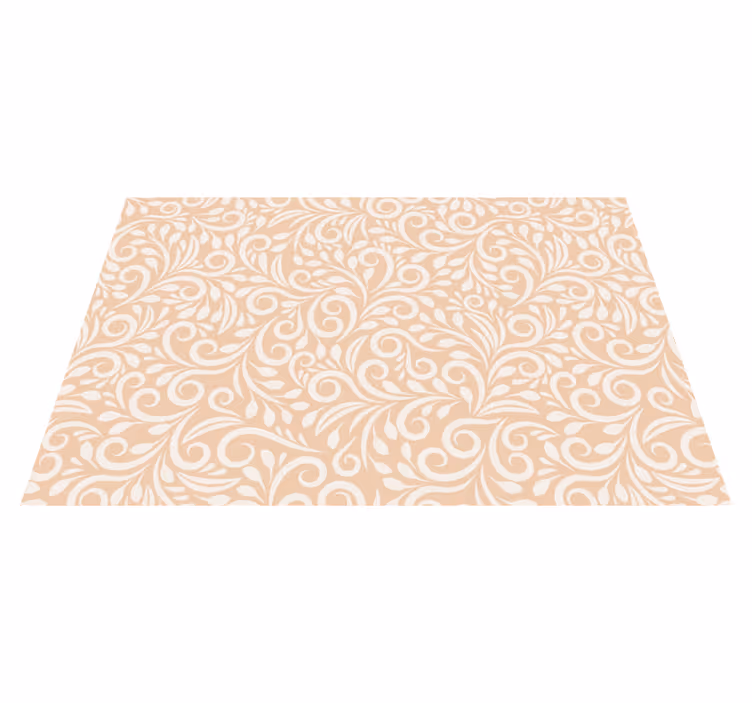 Individuais de mesa de texturas elemento botânico elegante - TenStickers