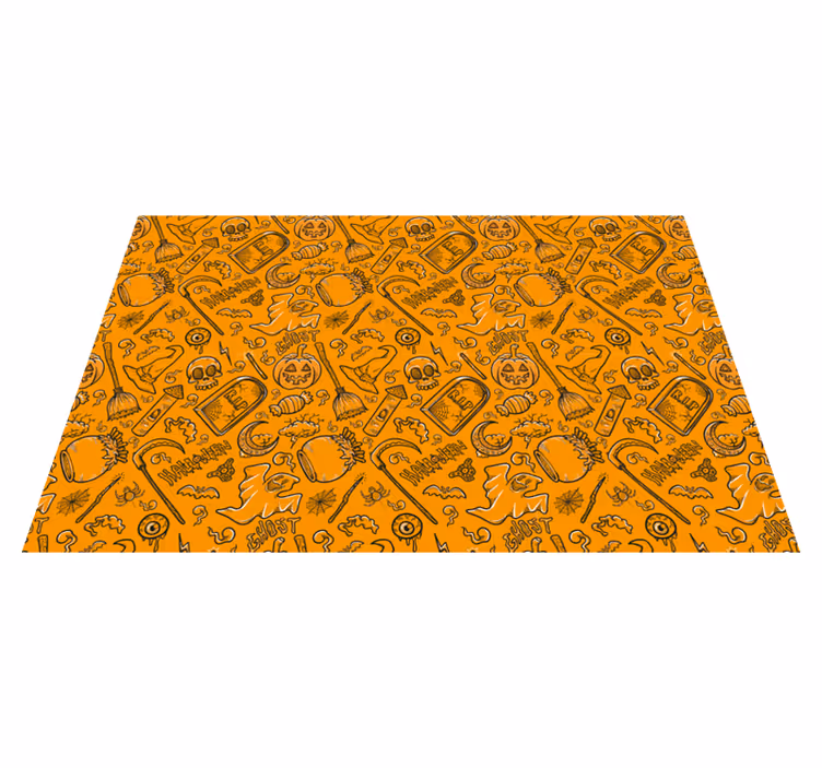 Individual de mesa halloween com motivos assustadores - TenStickers