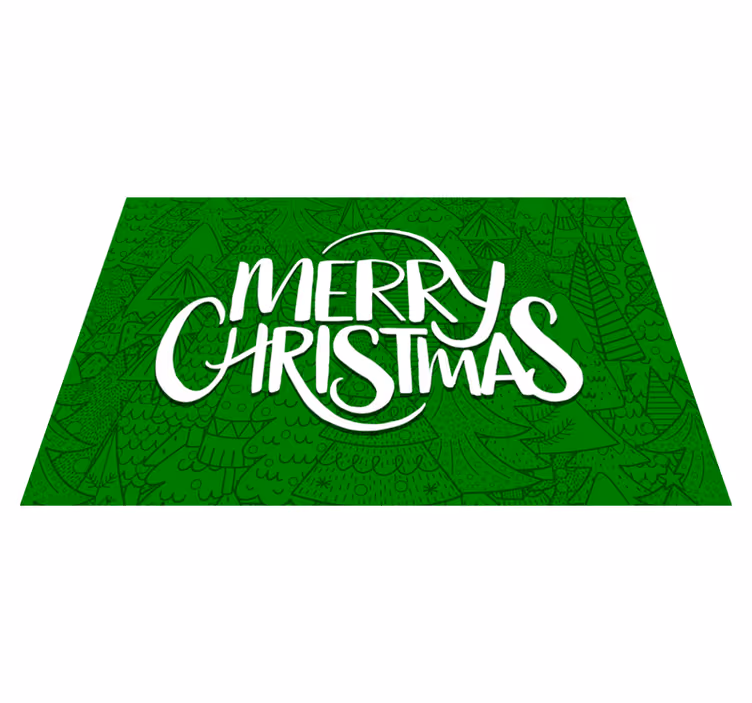Individuais de mesa de natal saudações festivas - TenStickers