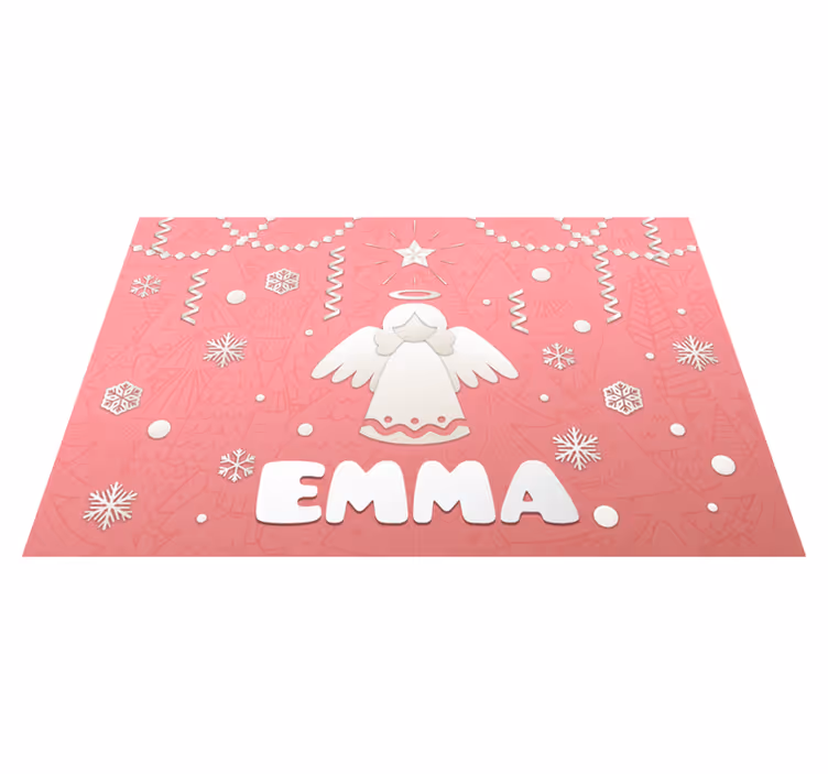 Individuais de mesa  Anjos de natal - TenStickers