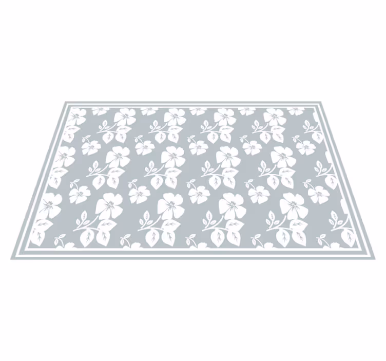Individuais de mesa de texturas com base floral - TenStickers