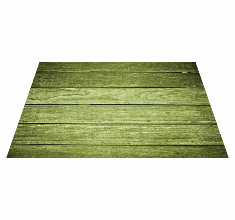 Individuais de mesa de texturas superfície de madeira verde - TenStickers