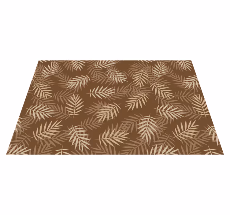 Individuais de mesa originais Folhas de palmeira bege - TenStickers