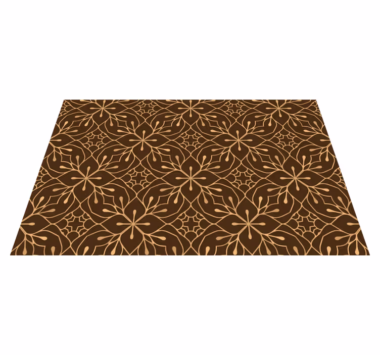Individuais de mesa de texturas ideia de flor graciosa - TenStickers