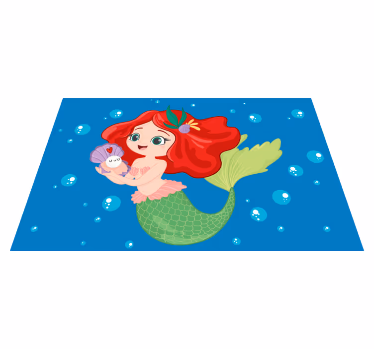 Individuais de mesa infantis Natação da disney ariel - TenStickers