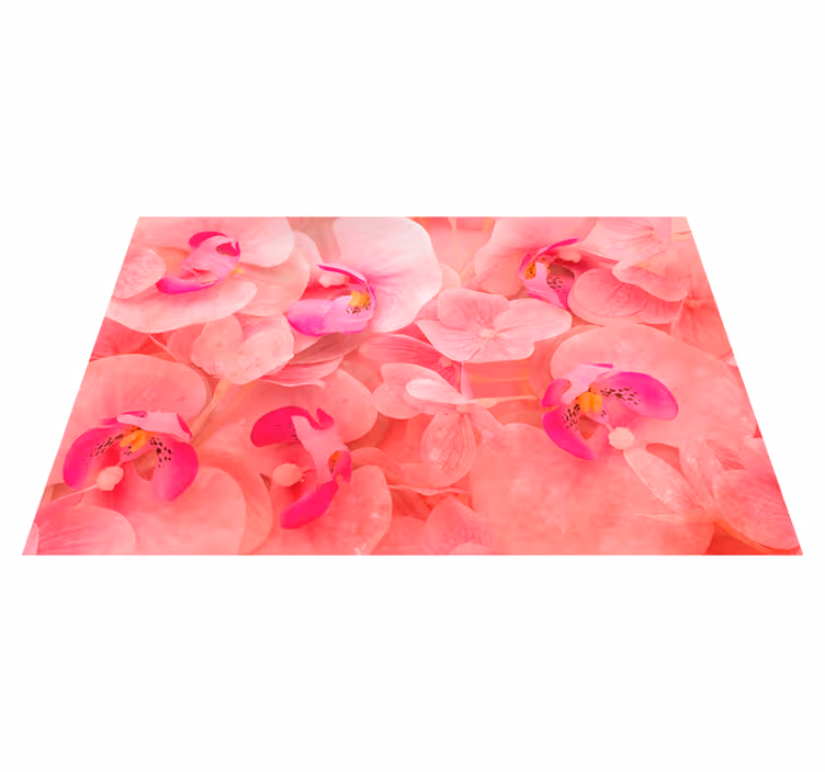 Individuais de mesa de texturas composição flores elegantes - TenStickers