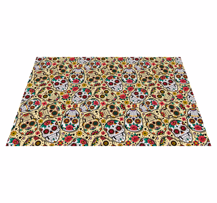 Individuais de mesa modernos Conjunto de caveiras - TenStickers