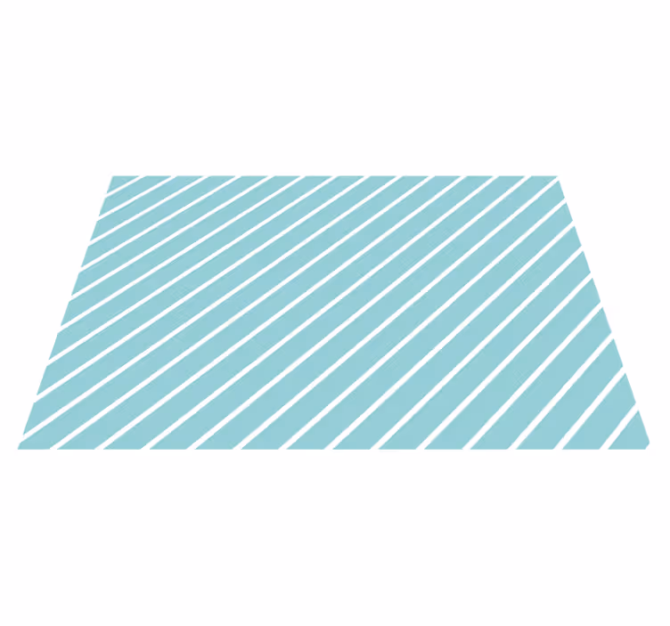 Individuais de mesa originais riscas diagonais azuis - TenStickers