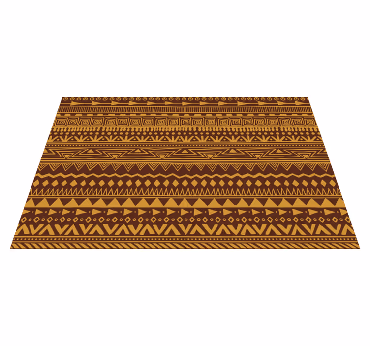 Individuais de mesa de texturas padrão tribal geométrico - TenStickers