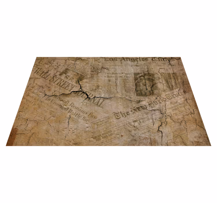 Individuais de mesa de texturas superfície de papel rachado - TenStickers