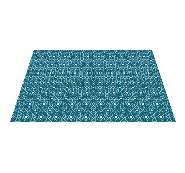 Individuais de mesa de texturas com acabamento geométrico - TenStickers