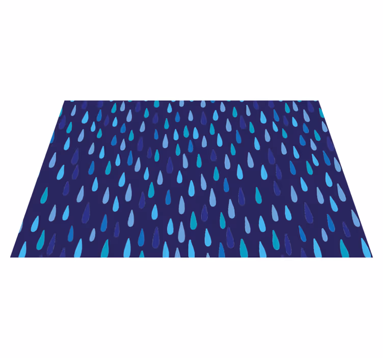 Individuais de mesa de texturas padrão gota d'água - TenStickers