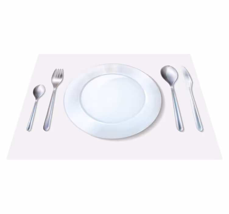 Individuais de mesa modernos para uma mesa elegante - TenStickers