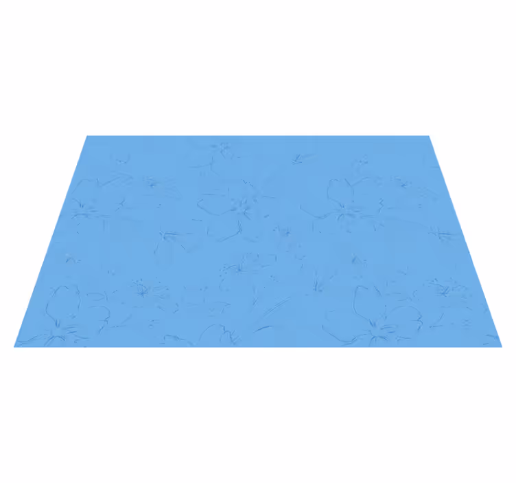 Individuais de mesa de texturas com superfície botânica - TenStickers