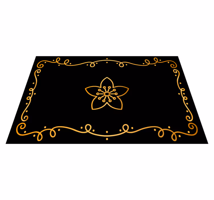 Individuais de mesa originais elemento botânico gracioso - TenStickers