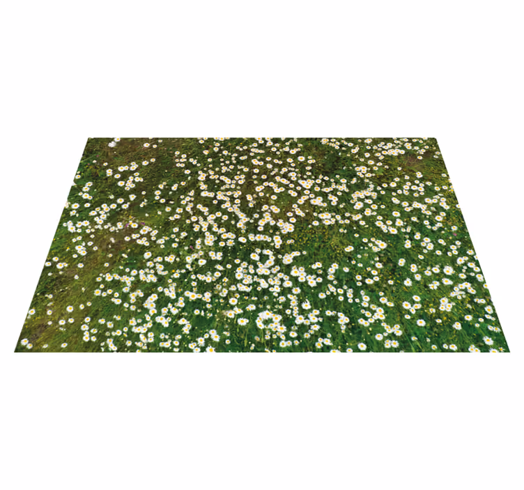 Individuais de mesa de texturas com padrão de flores frescas - TenStickers