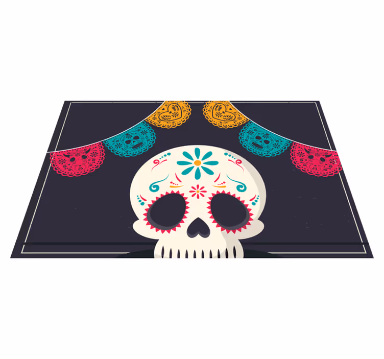 Individuais de mesa para casa Estilo mexicano feminino - TenStickers