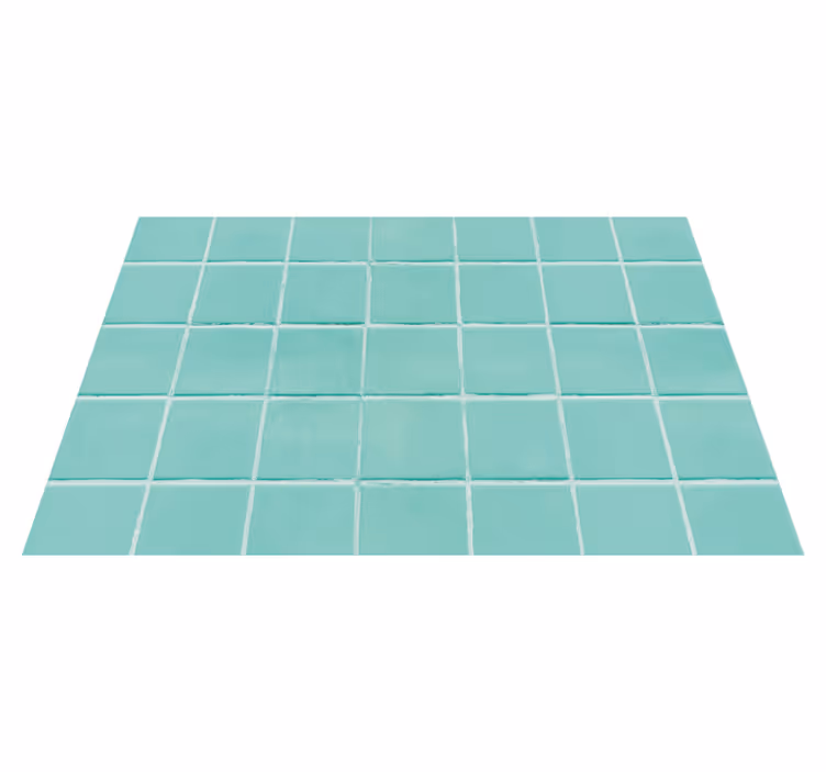 Individuais de mesa de texturas superfície azul turquesa - TenStickers