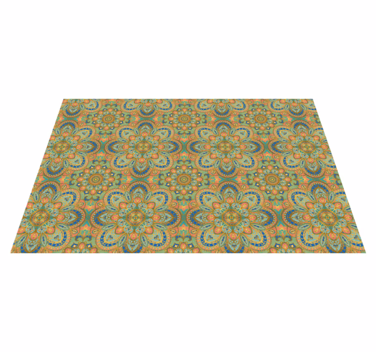 Individuais de mesa originais arranjo floral elaborado - TenStickers