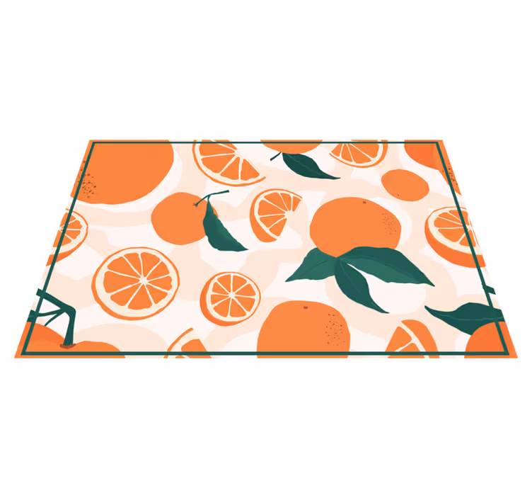 Individuais de mesa originais com estampa de fatias cítricas - TenStickers