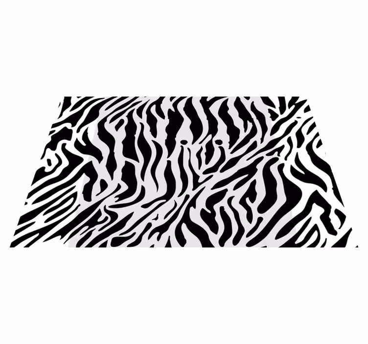 Individuais de mesa para casa Padrão preto e branco - TenStickers