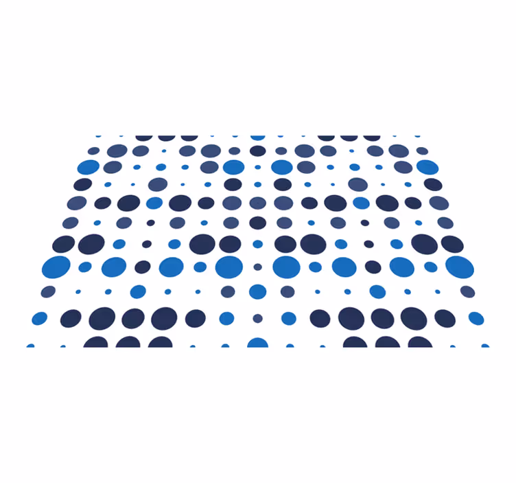 Individuais de mesa de texturas com padrão circular - TenStickers