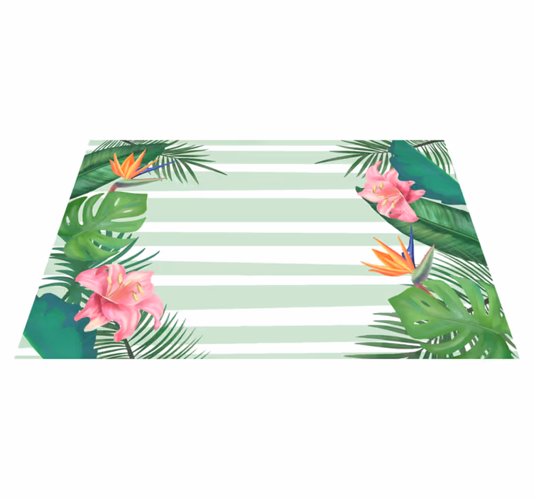 Individuais de mesa originais folha tropical - TenStickers
