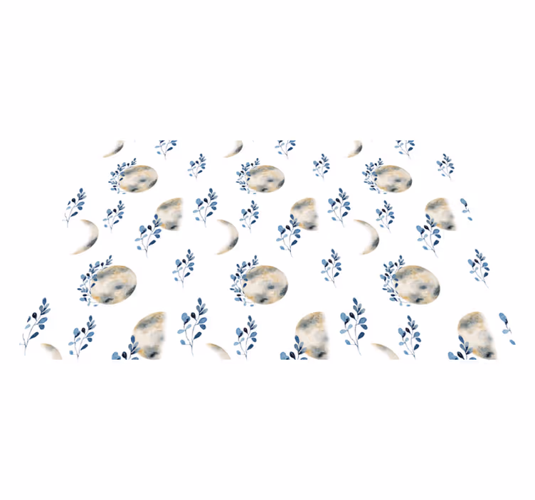 Individuais de mesa originais padrões celestiais da lua - TenStickers