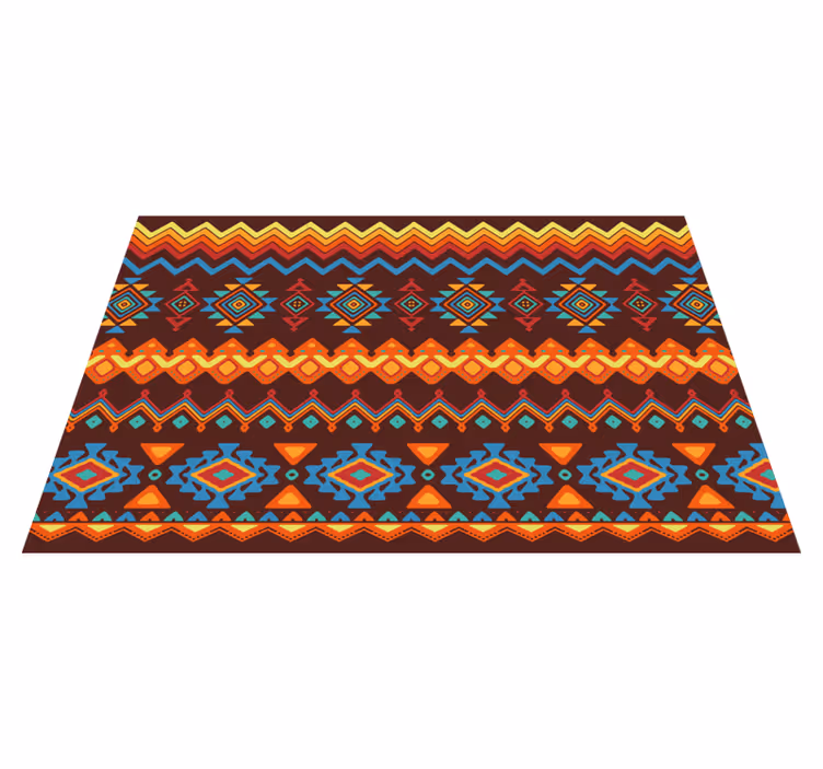 Individuais de mesa de texturas Padrão tribal de triângulo africa - TenStickers
