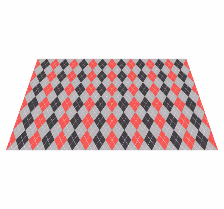 Individuais de mesa de texturas padrão argyle geométrico - TenStickers