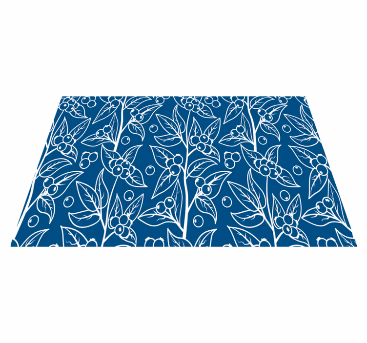 Individuais de mesa de texturas padrão floral delicado - TenStickers