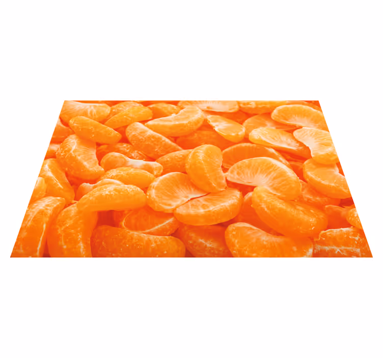 Individuais de mesa para casa composição de frutas cítricas - TenStickers