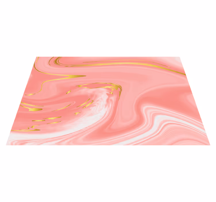 Individuais de mesa modernos mármore rosa rodopiante - TenStickers