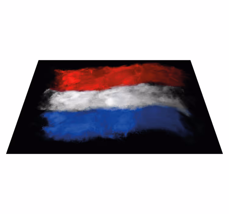 Individuais de mesa originais padrão da bandeira da holanda - TenStickers